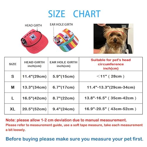Leconpet Baseball Caps Hats With Neck Strap Adjustable Comfortable Ear Holes For Small Medium And Large Dogs In Outdoor Sun Protection thumb #1