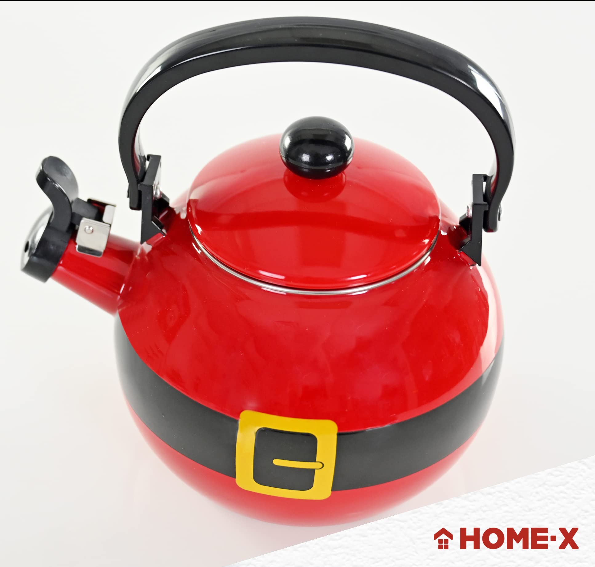 Santa Claus Whistling Tea Kettle - Holiday Tea Kettle -9