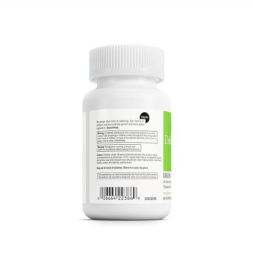 Miniatura 3 de DAVINCI Labs Iron Bis-Glycinate - Suplemento suave de hierro para mujeres y hombres - Ayuda a apoyar la producción de hemoglobina y los niveles
