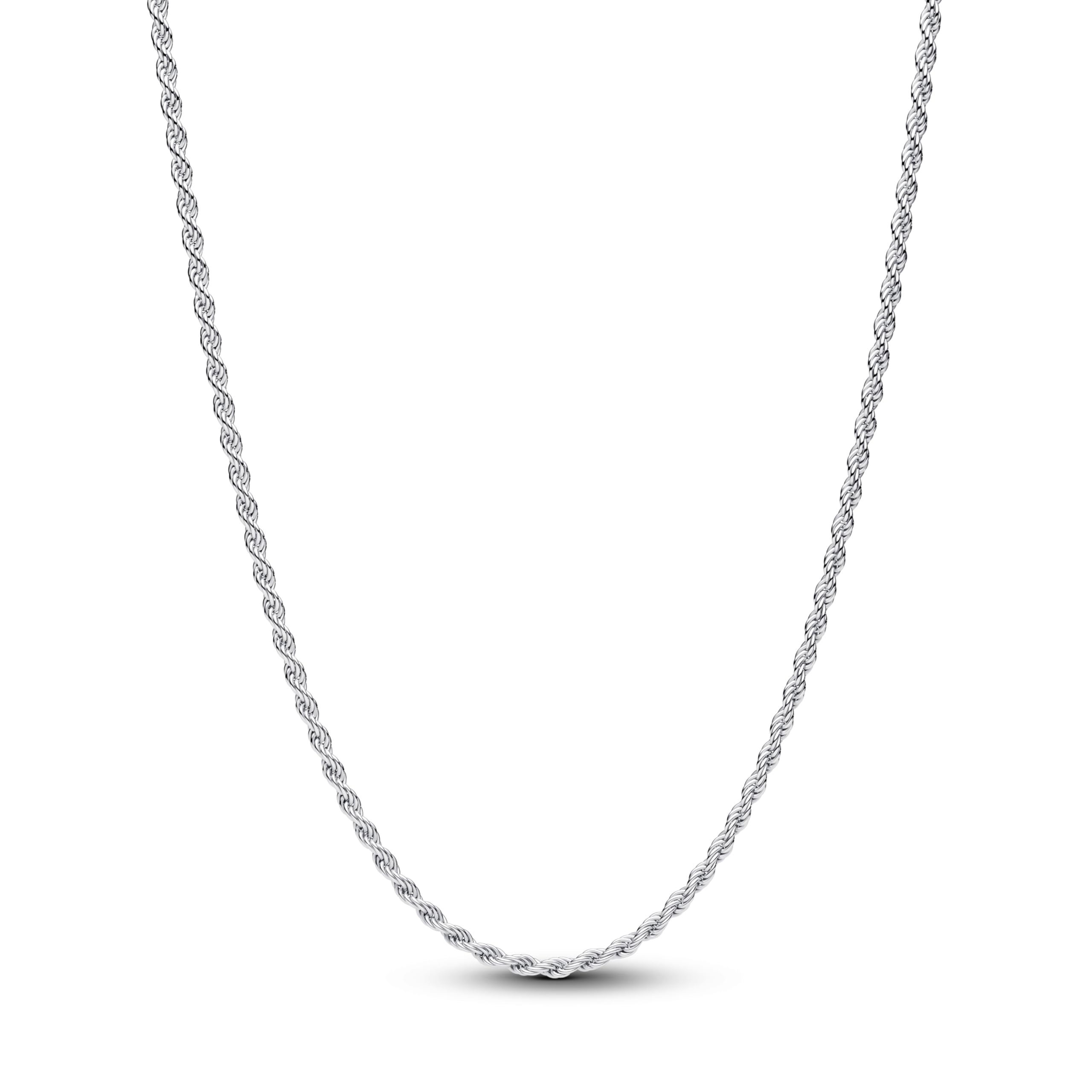PANDORA Moments 394687C00-​45 - Collana a cordoncino in argento Sterling, compatibile con Moments Charms, dimensioni: 45 cm