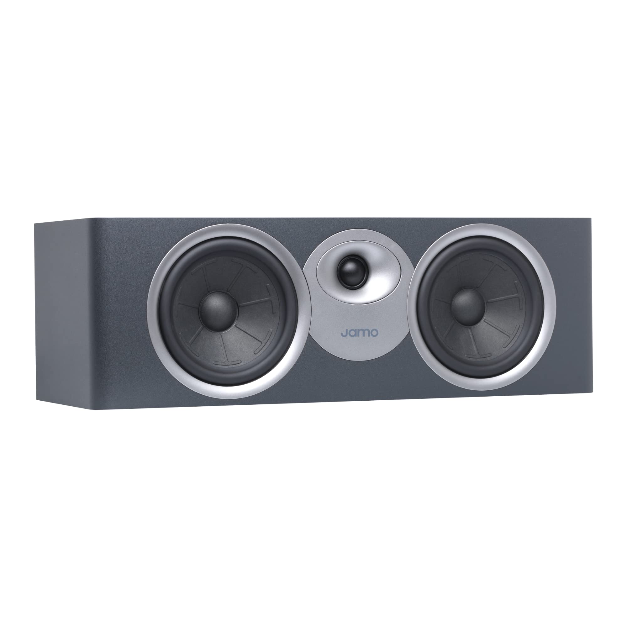 Jamo S7-25C Center Channel Speaker, Blue Fjord - Two 5.5” Woofers + 1” Tweeter - Two-Way Bass Reflex