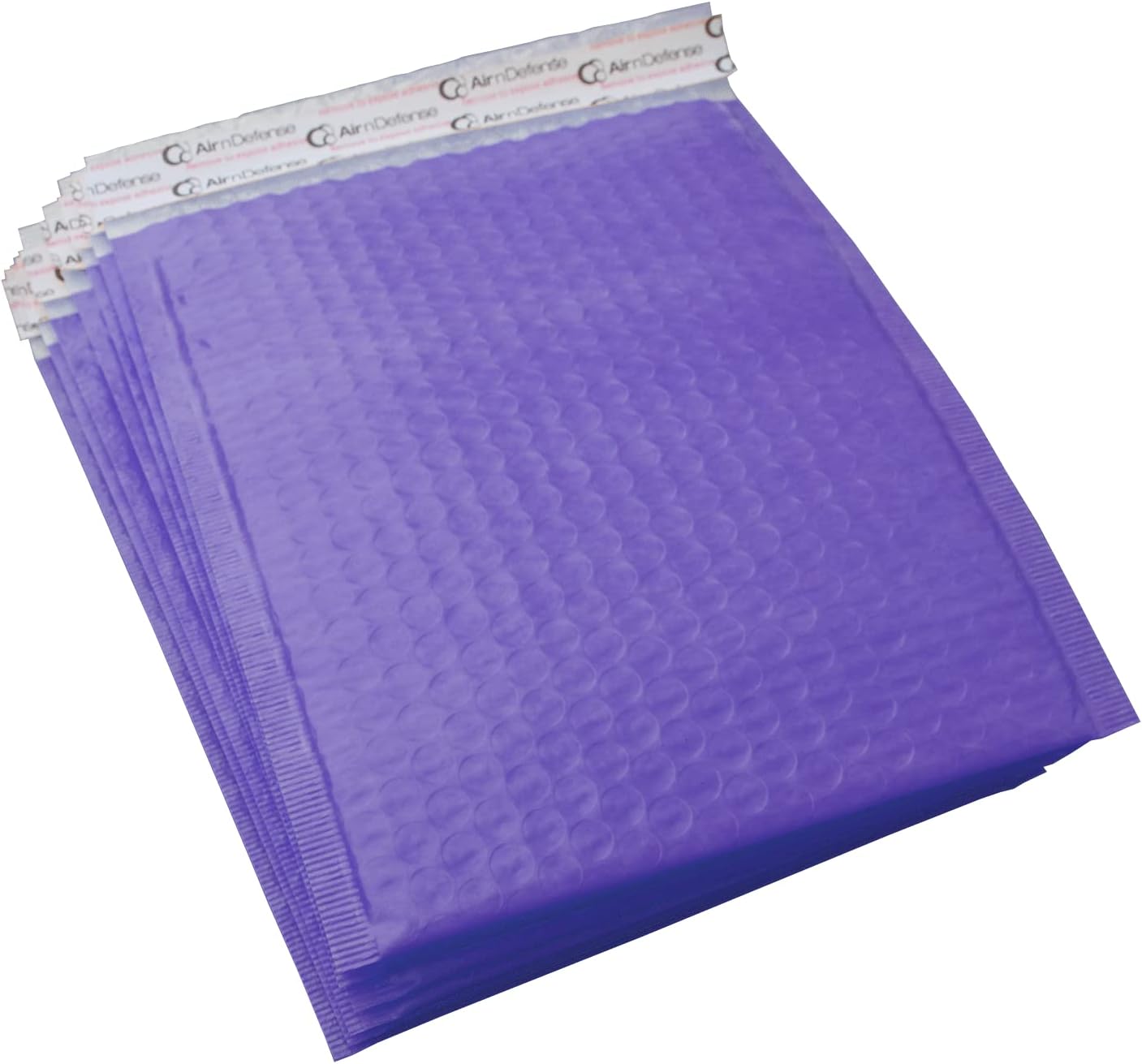 AirnDefense 500#000 4X8" Purple Poly Bubble Mailers Shipping Padded Envelope