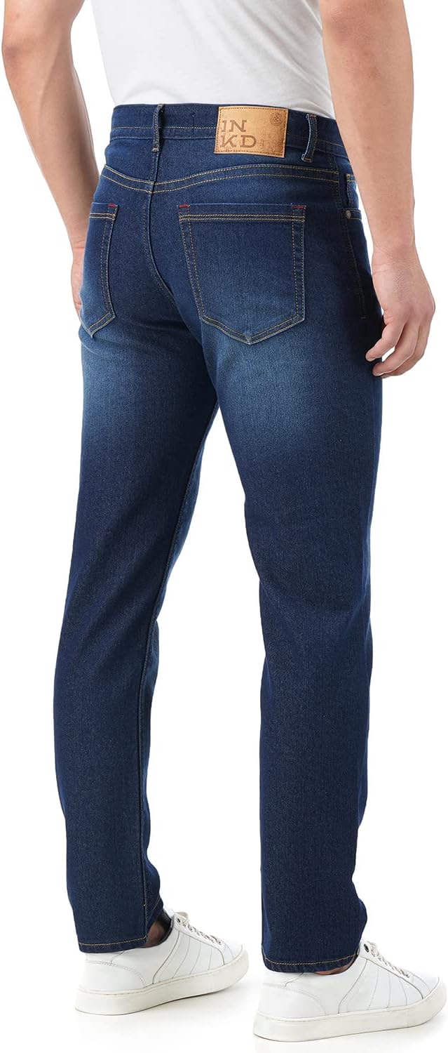 Men's Lightweight Regular Fit Jeans (Aegean, 30)