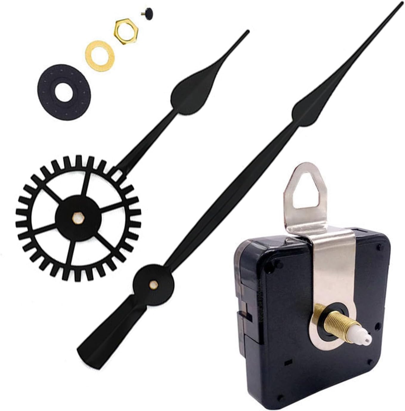 Quartz DIY Wall Clock Movement Mechanism Set, Clock Replacement