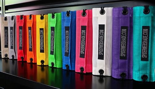 Miniatura 8 de SPIDERWEBSHADE - Parasol de malla para Jeep Wrangler, accesorio de protección UV, fabricado en EE. UU., Rosado