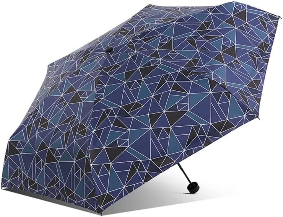 Portable Umbrella for Travel Travel Umbrella Windproof Folding Umbrella Sunproof Fabric Lightweight Portable Travel Umbrellas Umbrella Outdoor(B)