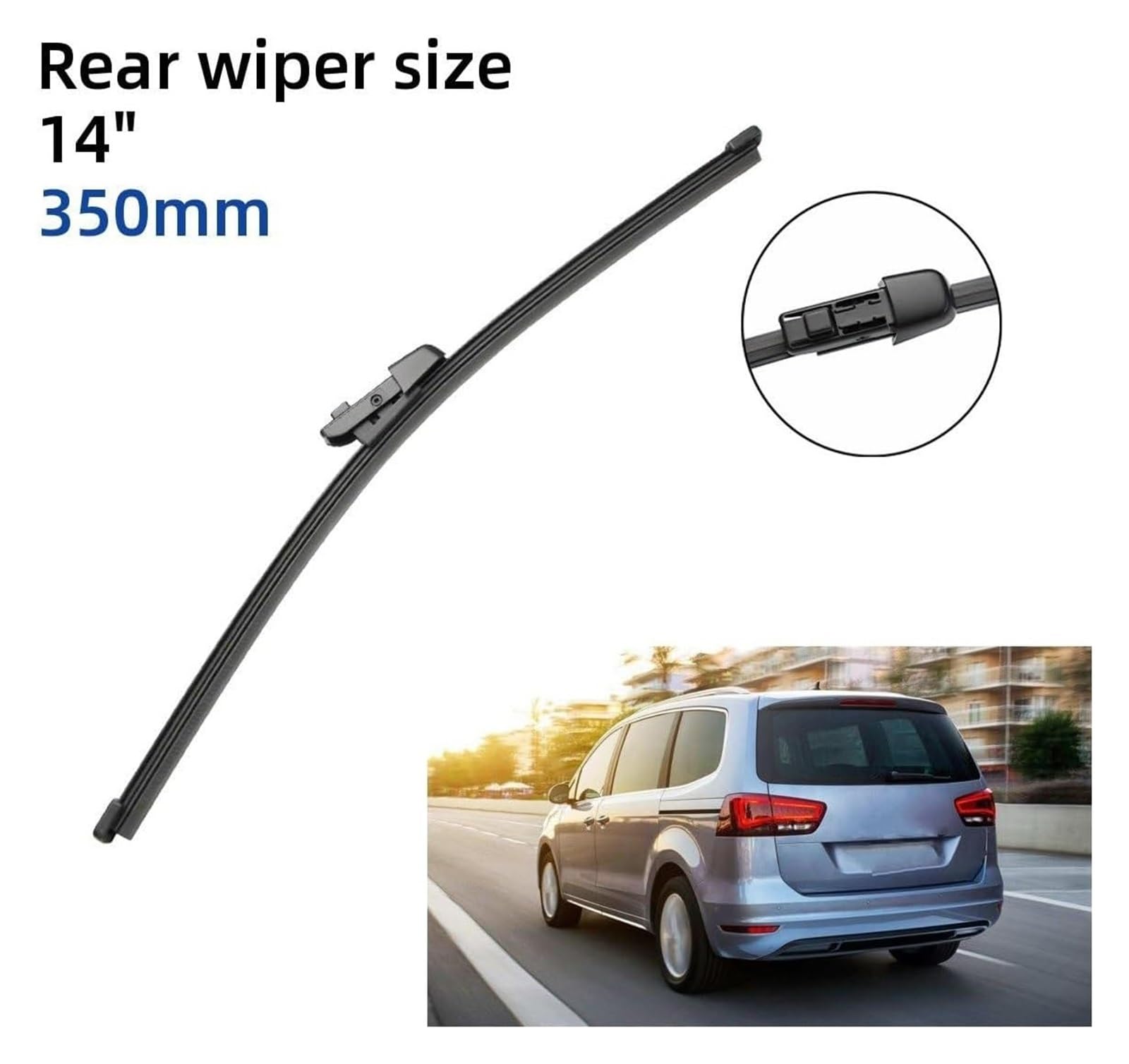 Tergilunotto Automobilistico per Seat per Alhambra 7N 2010-2019 28 "+16" + 14 "Anteriore Spazzole Tergicristallo Posteriori Parabrezza Finestra Spazzole Tergicristallo Auto