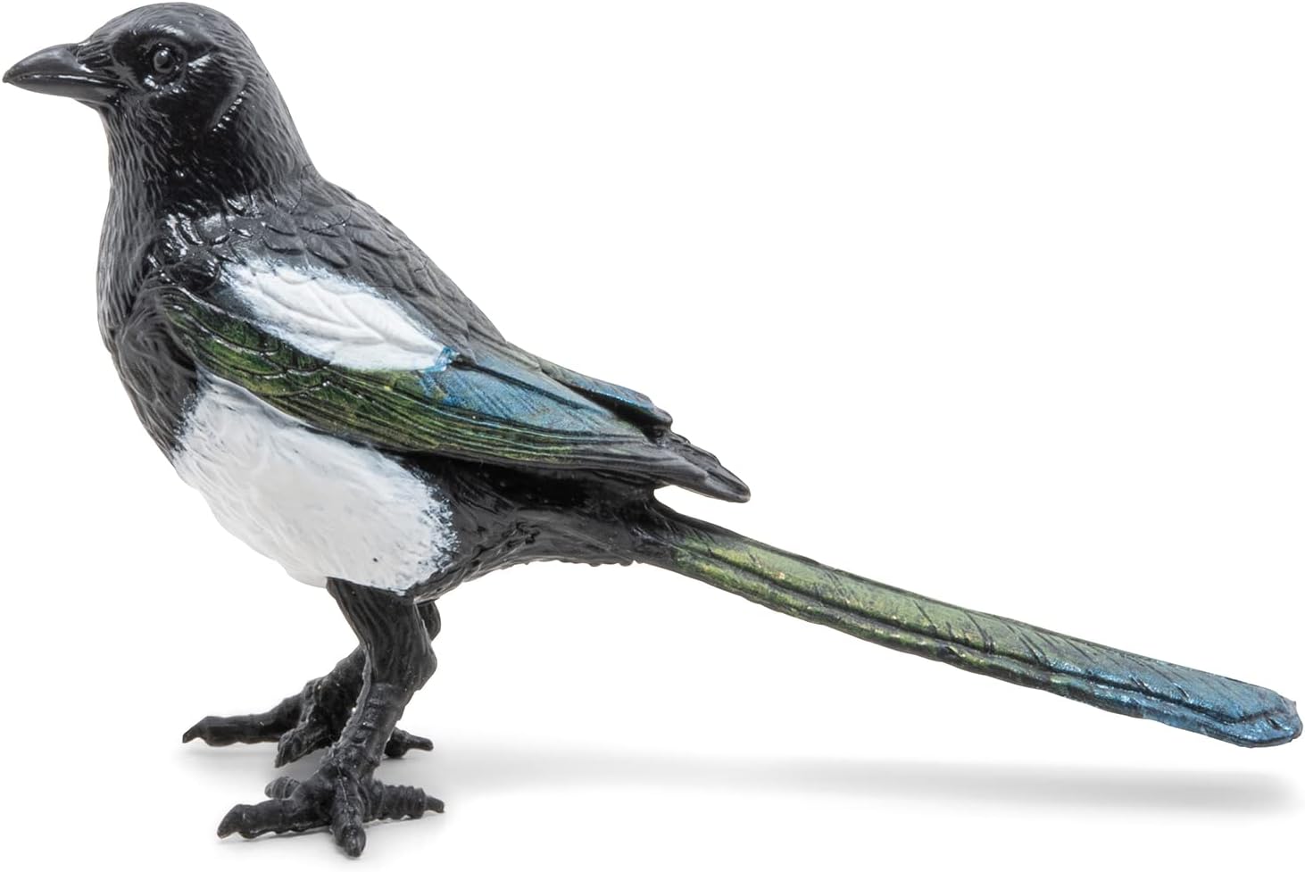 Realistic Magpie Figure - Ages 3+ - Wild Life Collection - Educational Play Country Birds - Gift Idea Toy for Girls and Boys