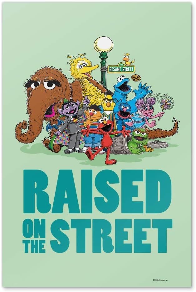 GRAPHICS & MORE Sesame Street Raised on The Street Wall Art Picture Paper Poster Décor Home Decoration