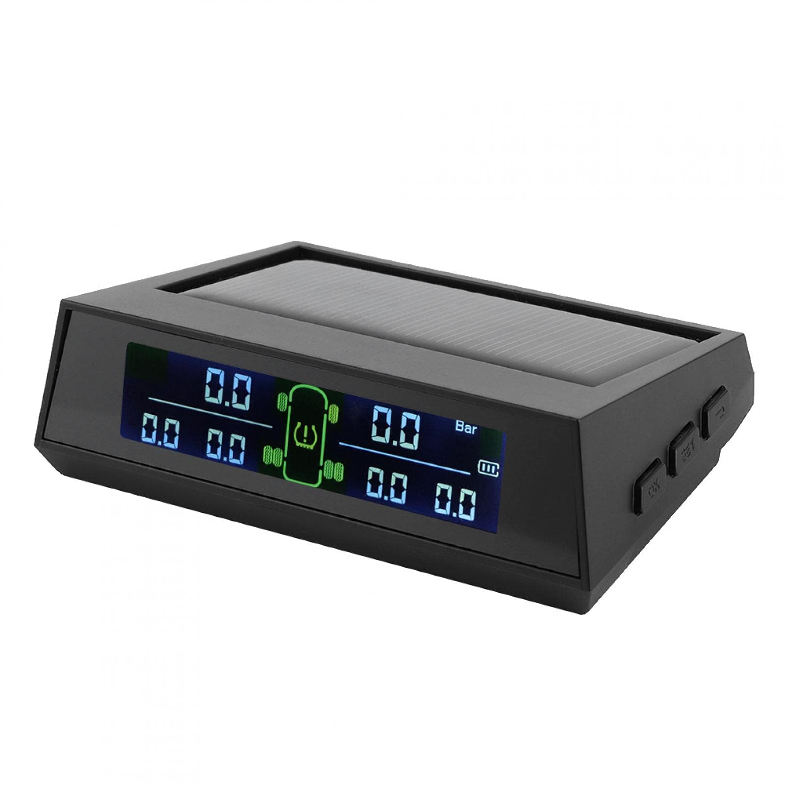 Reifendruckkontrollsystem Auto, Dioche Reifendruckkontrollsystem, Auto TPMS solarbetriebener TPMS-Detektor mit LCD 6 externen Sensor für Wohnmobil
