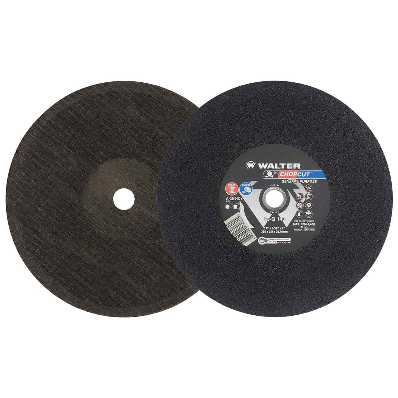 Walter 10Q143 14x3/32x1 Chopcut General Purpose Steel and