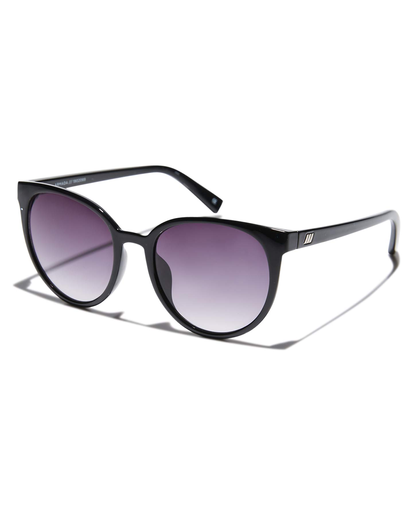 Le Specs ARMADA LSP2102398 - CLEAR QUARTZ - Damen Herren Runde Sonnenbrille mit hohem UV-Schutz