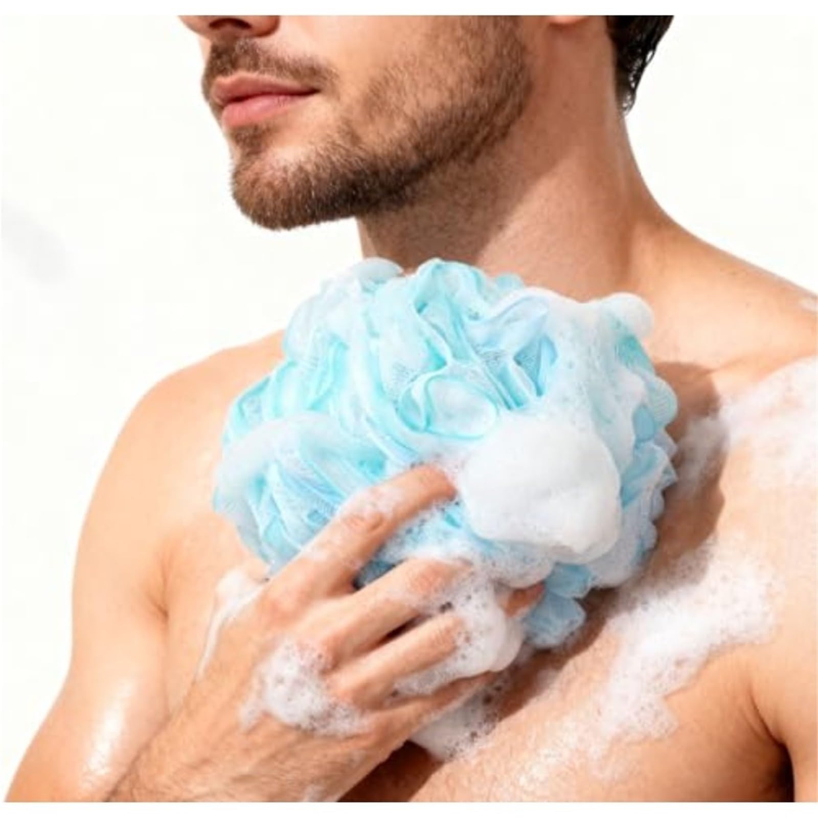 Badeschwamm aus Netzgewebe XXL Large Loofah Bath Sponge 6Pcs
