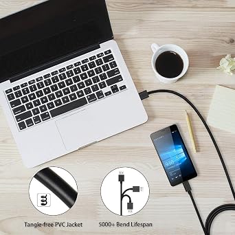 Charger Cord Charging Cable for Verizon Jetpack MiFi 7730L 8800L - 5 Feet for Verizon MiFi 7730L 8800L Jetpack Wireless WiFi 4G LTE Moblie Hotspot USB Charging Cable Power Cord
