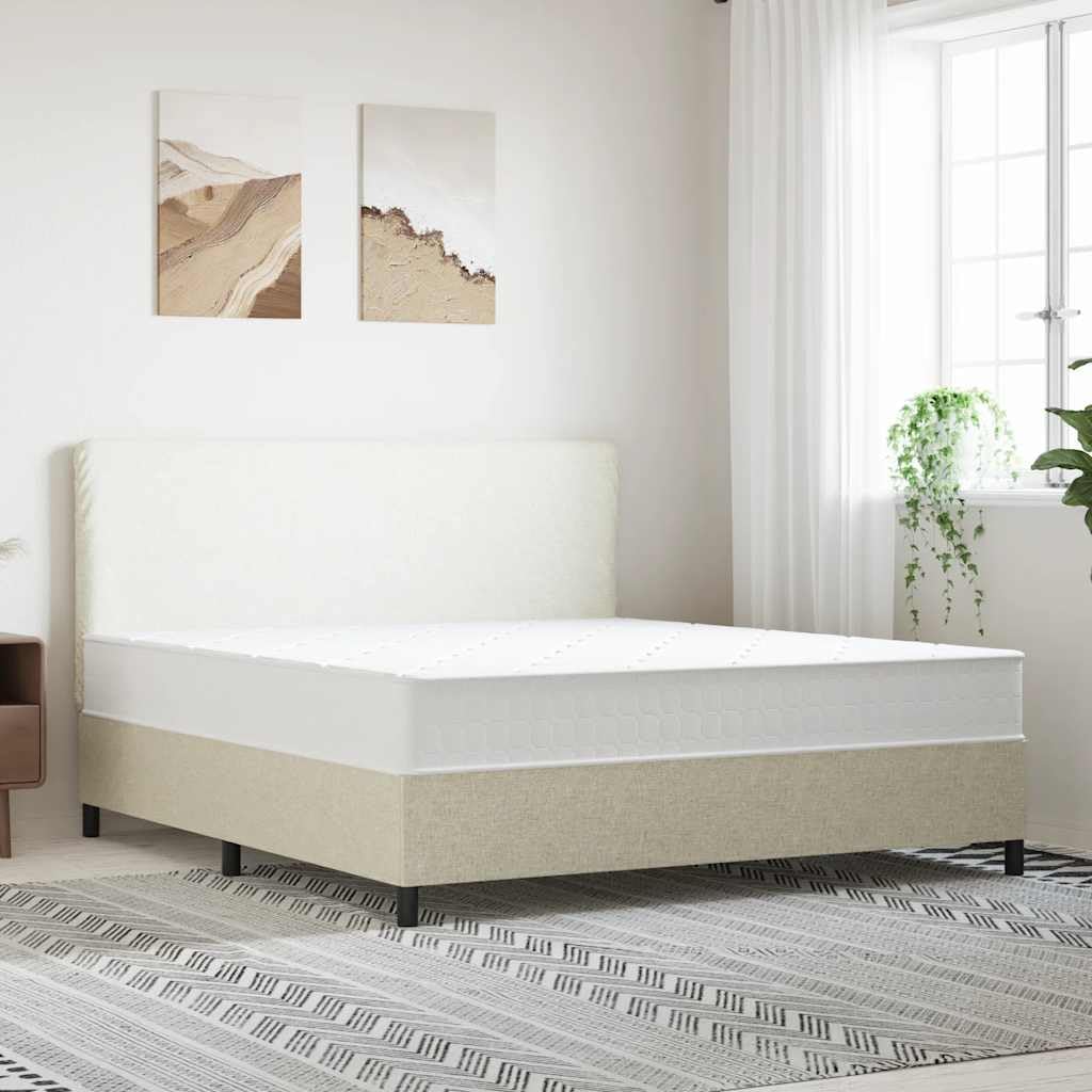 Colchón de muelles ensacados de resistencia media, 180 x 200 cm, con 7 zonas de descanso para alivio de presión y apoyo individual, funda extraíble y lavable, transpirable y duradero