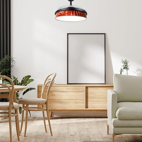 Eden pulse Ventilador DC 72W Negro, 3 aspas, 7200 lm, 3000K, 4000K, 6000K, control remoto, memoria, temporizador, ideal para climatización y confort. - imagen 6