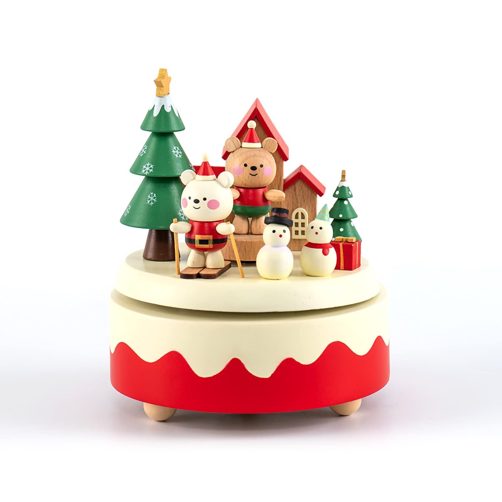 Amazon | オルゴールオルゴールオルゴールクリスマス木製オルゴール