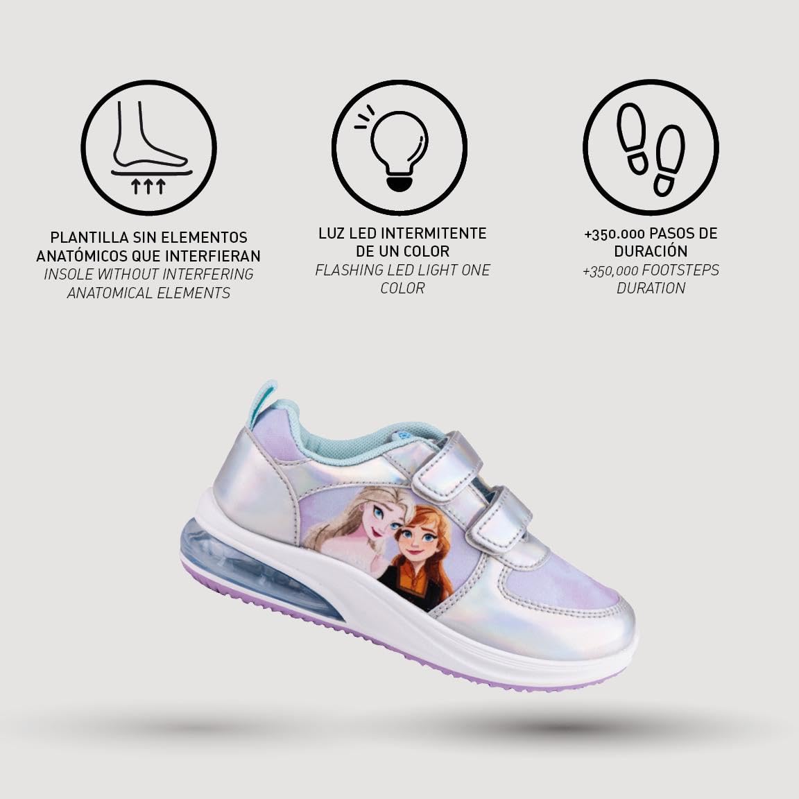 Disney Zapatillas de Frozen ZapatillasUnisex niños