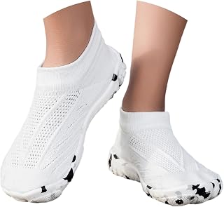 Wasserschuhe Damen Barfußschuhe Wasserdicht Schwimmschuhe Weich Leicht Traillaufschuhe Fitnessschuhe Mit rutschfest Sohle Schnell Schuhe Sommer Trocknend Badeschuhe Herren