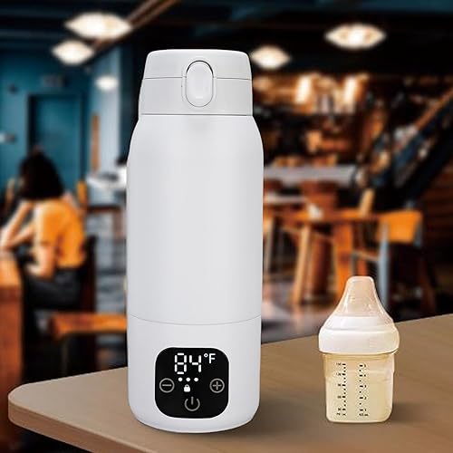 Miniatura 7 de BAFOVY Travel Electric Kettle, 500ml 316 Stainless Steel USB Portable Water Heater with PD Fast Charging and Adjustable Temperature, for Tea Milk