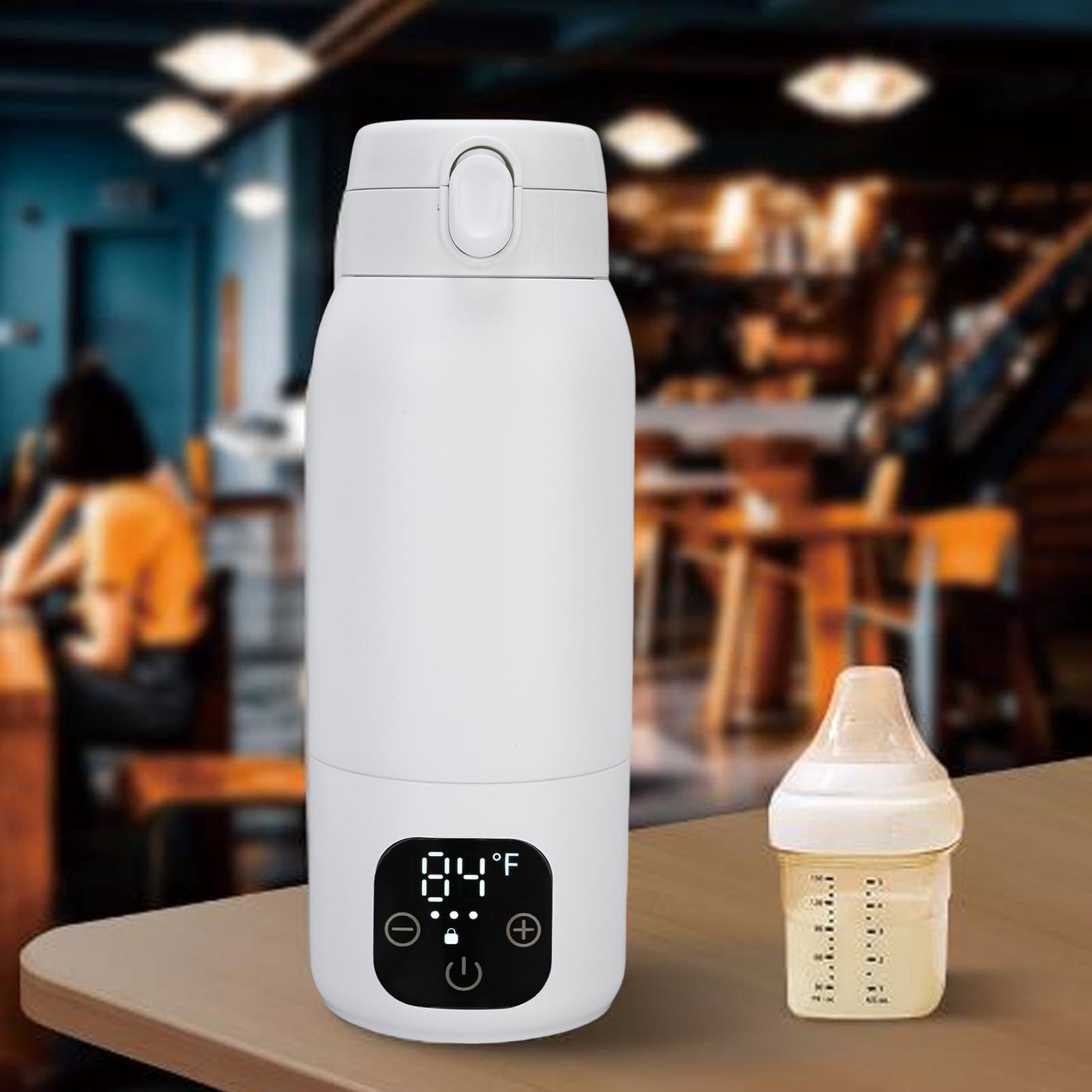 Topiky Hervidor Eléctrico de Viaje Inalámbrico, Calentador de Agua USB Portátil de Acero Inoxidable 316 de 500ml para café, té, Leche, Calentamiento Rápido, Hervidor Pequeño Recargable