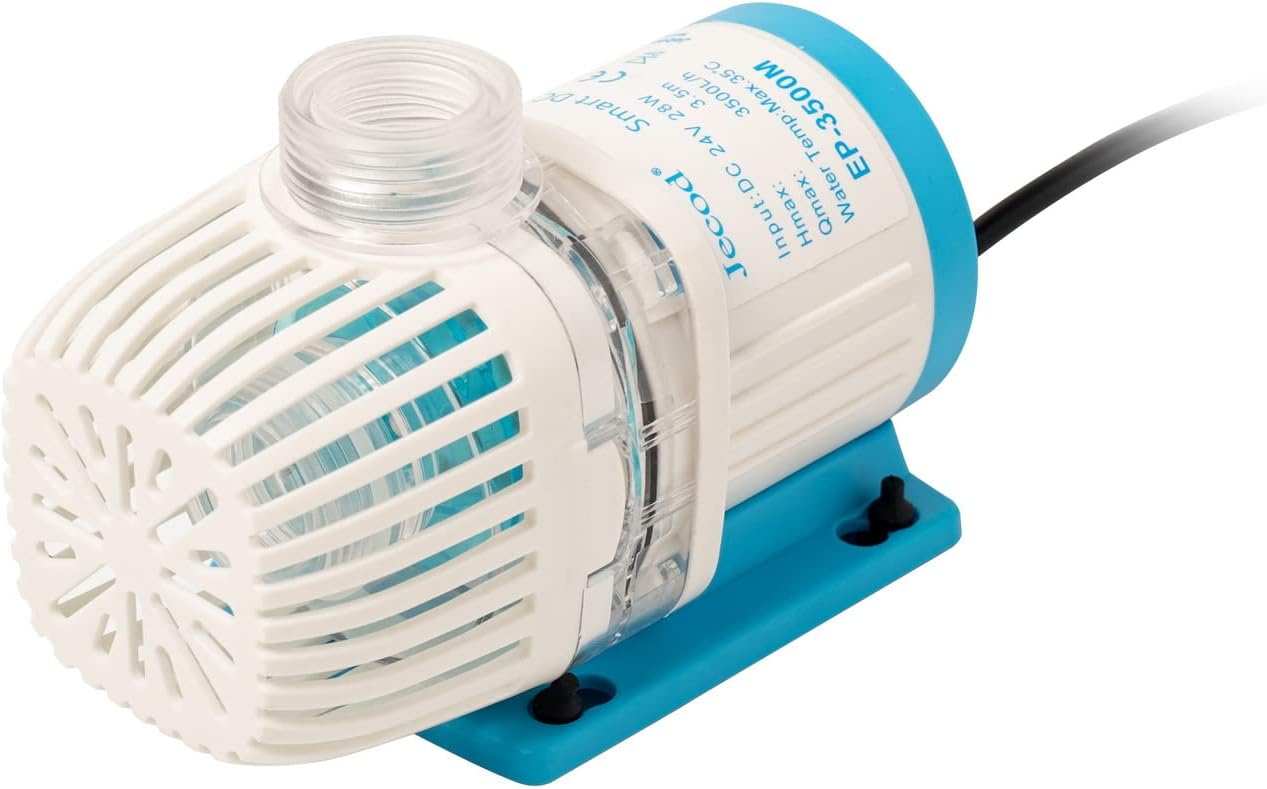 Jecod EP Smart DC Pump with LCD Display Controller for Saltwater Tank (EP-3500M, 925GPH)