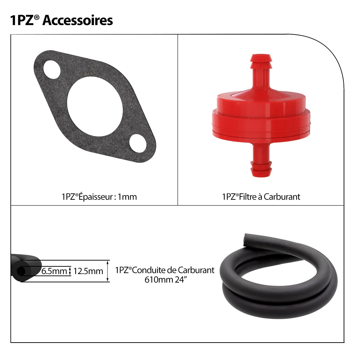 1PZ F6C-T5A Carburador Carb Reemplazo para Tecumseh 640065A 640065 Motor OHV110 OHV115 OHV120 OHV125 OHV130 OHV135 Cortacésped 13,5 HP 14HP 15HP Tractor