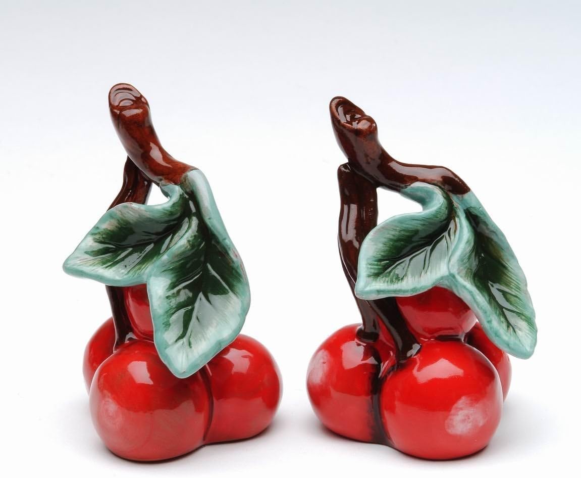 Maraschino Cherry Cherries Salt & Pepper Shaker S/P Set