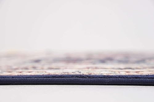 Miniatura 16 de Unique Loom Colección Narenj Adams - Alfombra rectangular (8 x 10 pies, azul marinobeige)