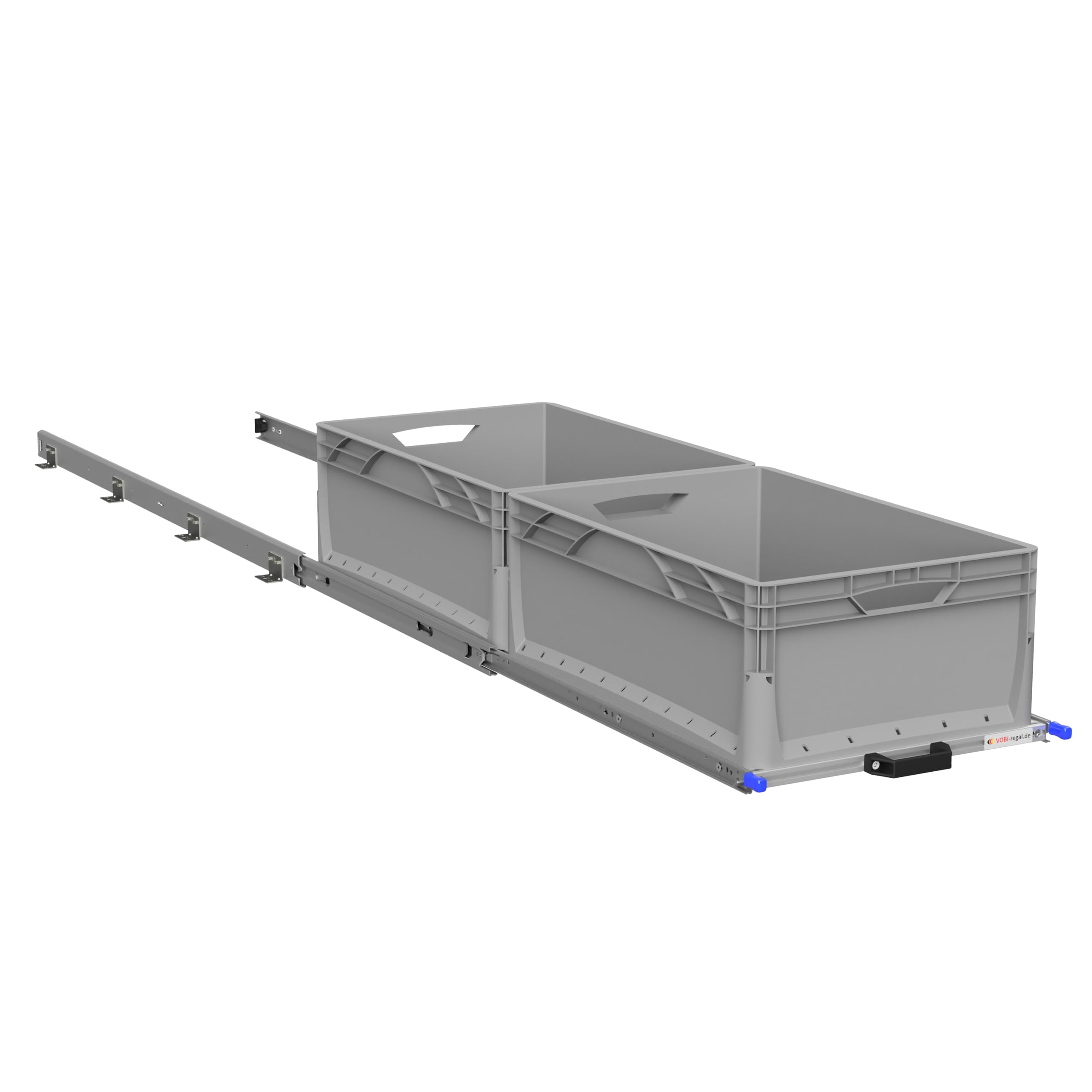 VOBI Heckauszug Kastenwagen mit Montagewinkel (1200x400 mm, 100 kg Version)