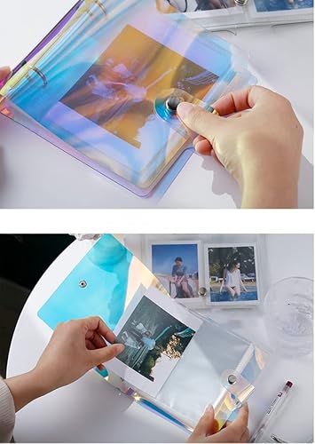 Miniatura 3 de Fundas para fotos de 2.5 x 3.5 pulgadas, 200 bolsillos para tarjetas, libro de fotos, protectores de hojas, fundas para tarjetas y fotos, bolsillo