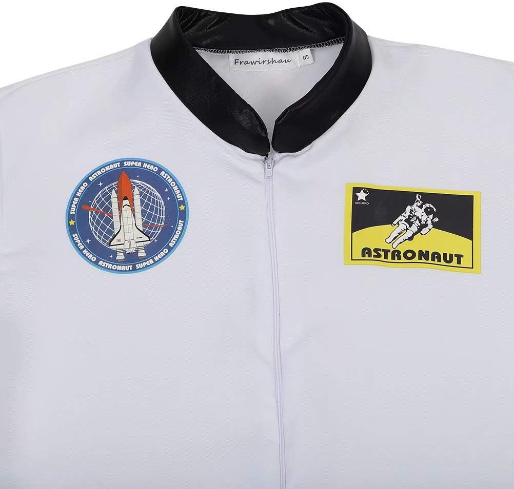 Jutrisujo Astronaut Costume Adult for Mens Space Suit Spaceman Explorer Flight Suit Cosplay Costumes Halloween - Image 4