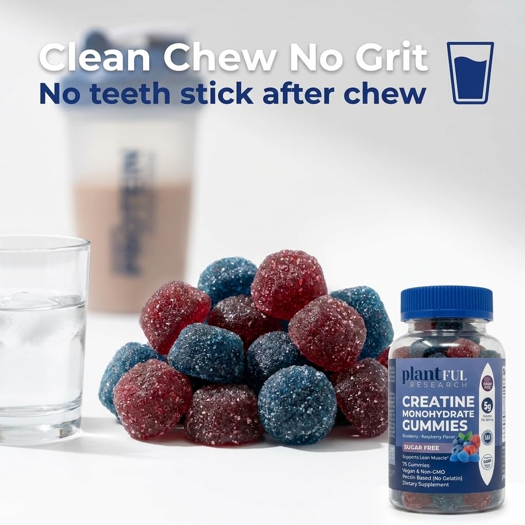 Creatine Monohydrate Gummies 5000mg Sugar Free for Women and Men — Amazon image 7