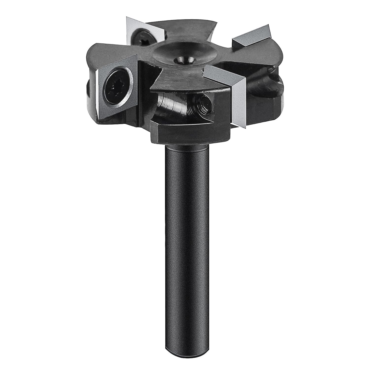 Vlakfrees 6 mm met verwisselbare hardmetalen messen - 2 fluiten voor efficiënt