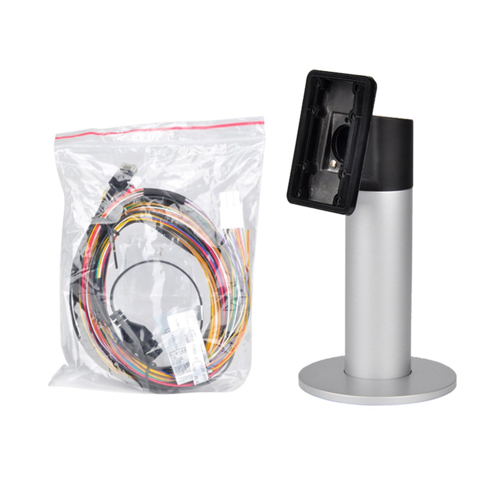 Elnwnnkc With Cable Bracket Aluminum Alloy Mounting Bracket Universial Stand Holder Bracket For Face Recognition Access Control Enduring Universial Access Control Holder