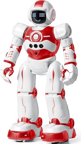 Juguetes robot para niños, control remoto programable, juguete inteligente para caminar y bailar, con gestos y detección para niños de 4, 5, 6, 7,
