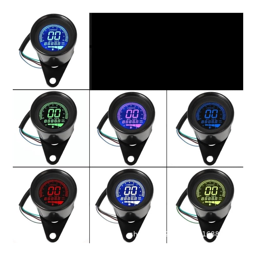 Contachilometri Moto Accessori Contagiri Moto Universali Tachimetro Digitale Pressione Olio Scooter