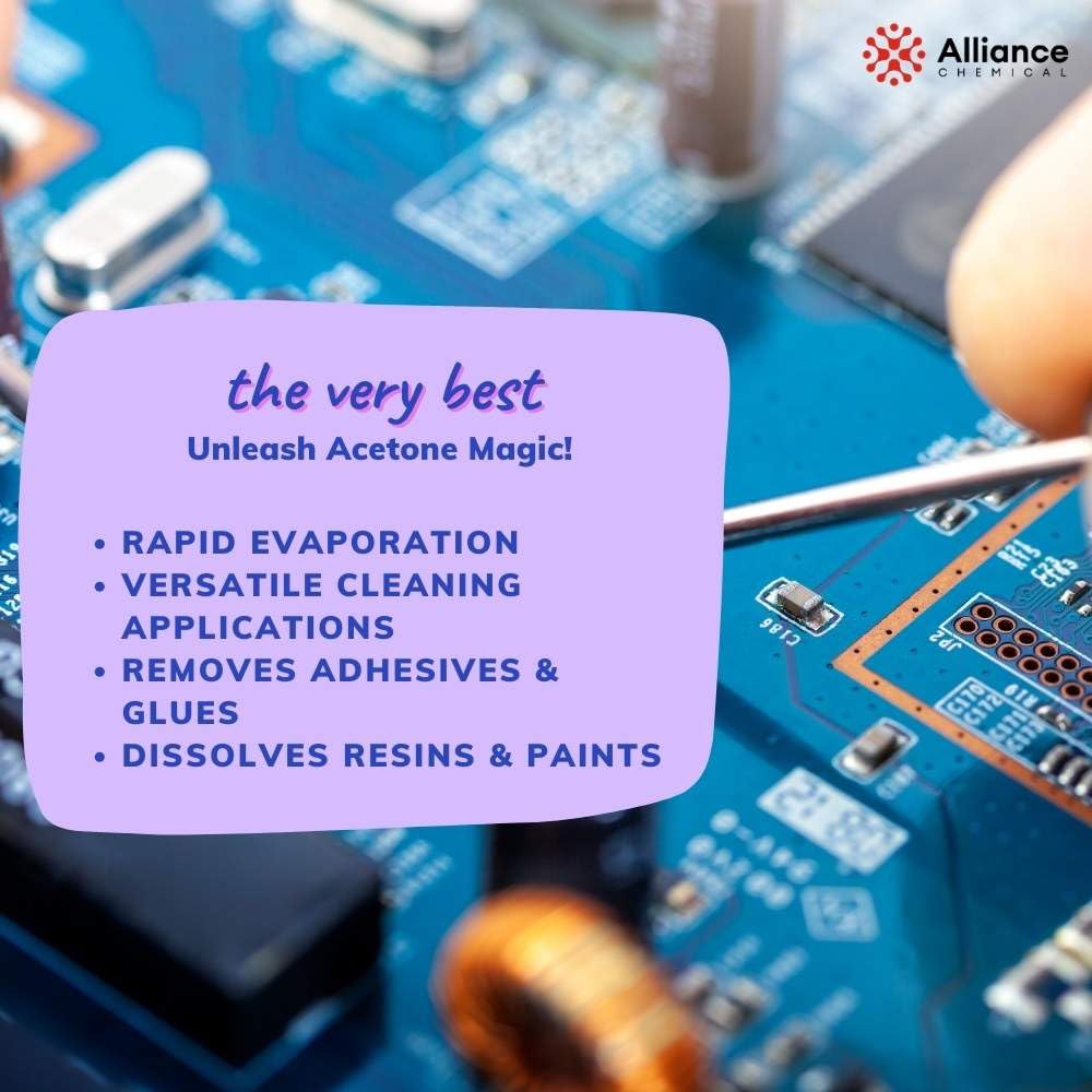 Alliance Chemical Acetone ACS Grade - 1 Pint (16 FL Oz) - High-Purity ...