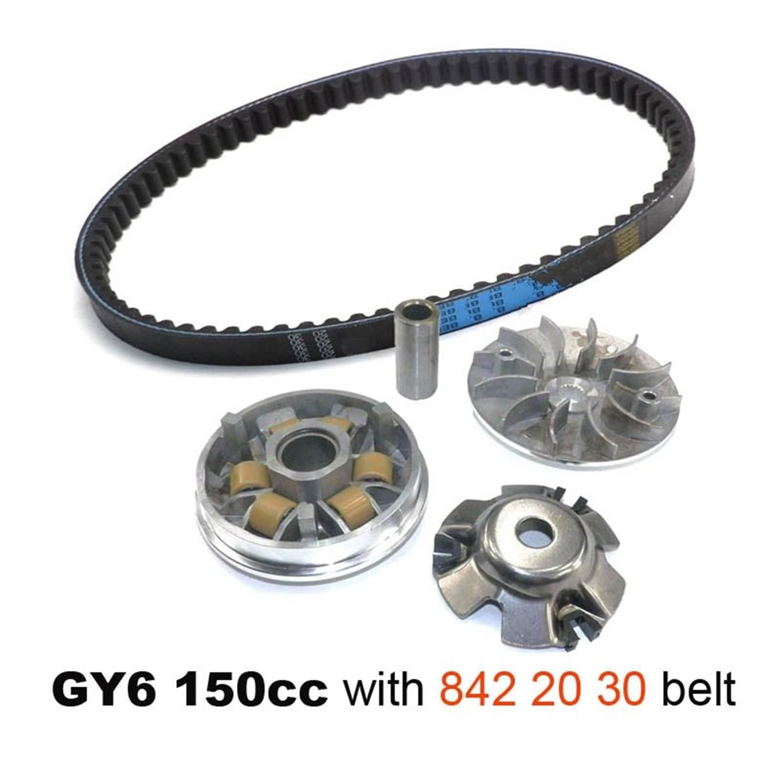 Correa Alternadora Variador Embrague Ventilador Motocicleta Rodillos Peso Correa Transmisión Para GY6 49cc 50cc 125cc 150cc Ciclomotor ATV GO KART(D)