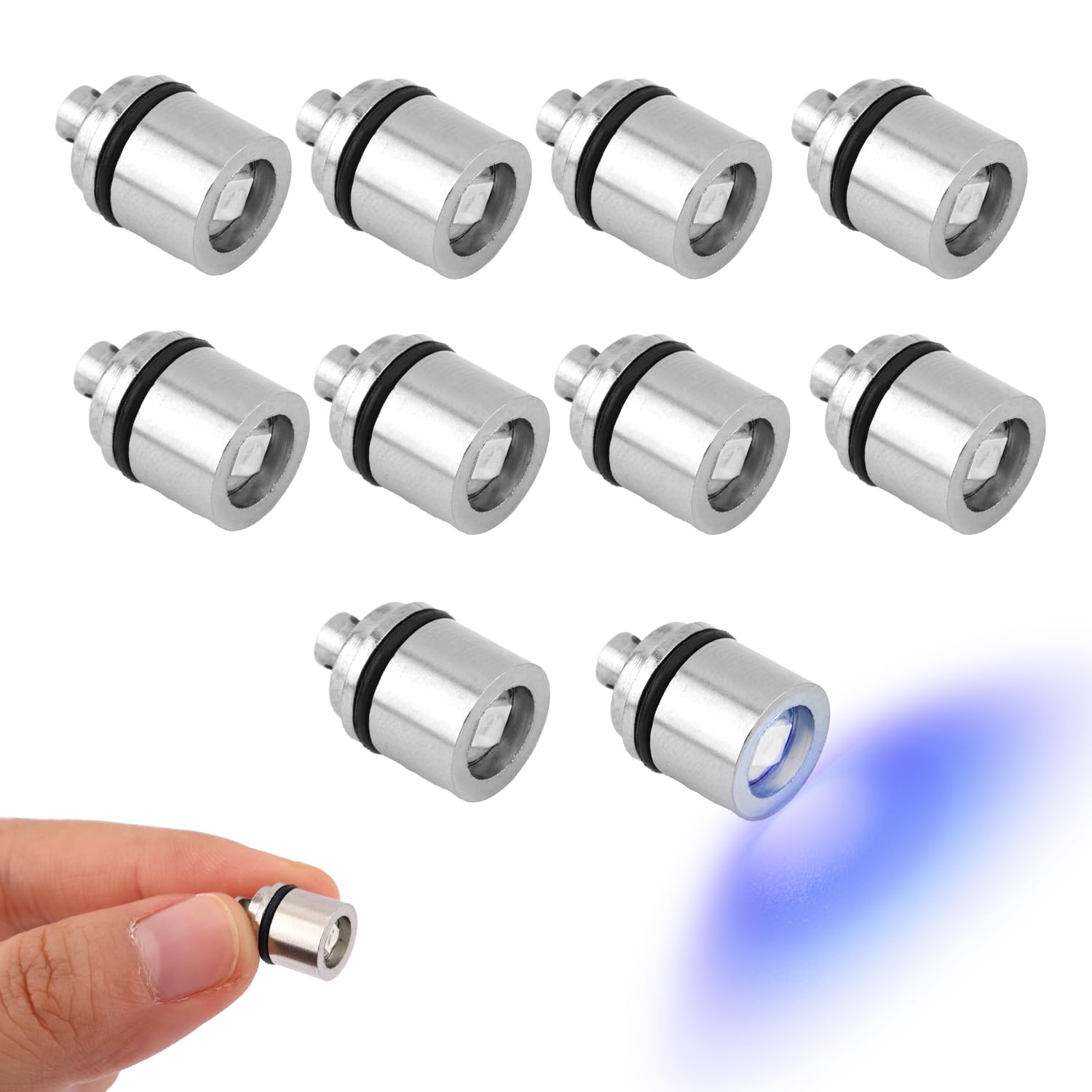10pcs Mini LED Lights, Battery Powered Micro Lights Miniature Craft Models for Tiny Paper Lanterns Miniature Scene Doll House Small Building Spotlights Party Spot Light Dollhouse Accessories