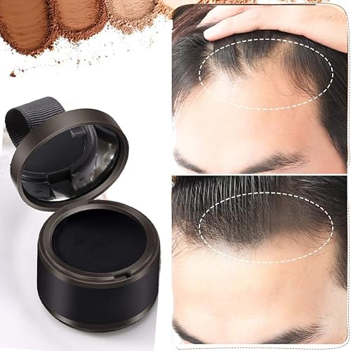 Miniatura 7 de Polvo de línea de cabello, línea de cabello, sombra en polvo, cobertura de línea de cabello, polvo de color para ocultar el relleno de