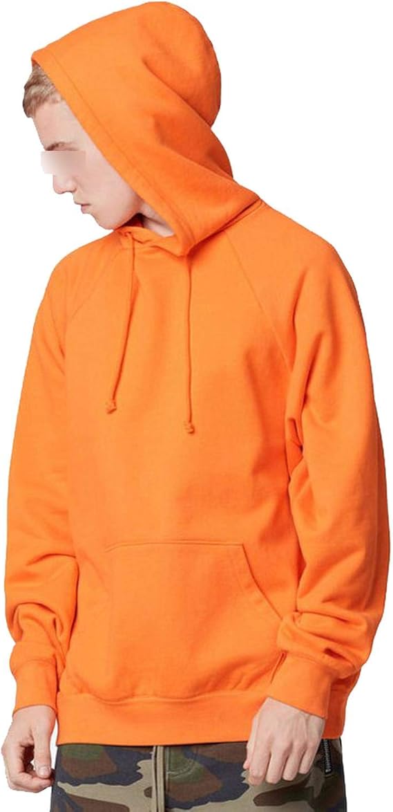Amazon カラー オレンジ パーカー メンズ 厚手 冬用 スウェットシャツ メンズ ヒップホップ ストリートウェア 無地 フリース パーカー 男性服 Us サイズ Medium カラー オレンジ トレーナー パーカー 通販