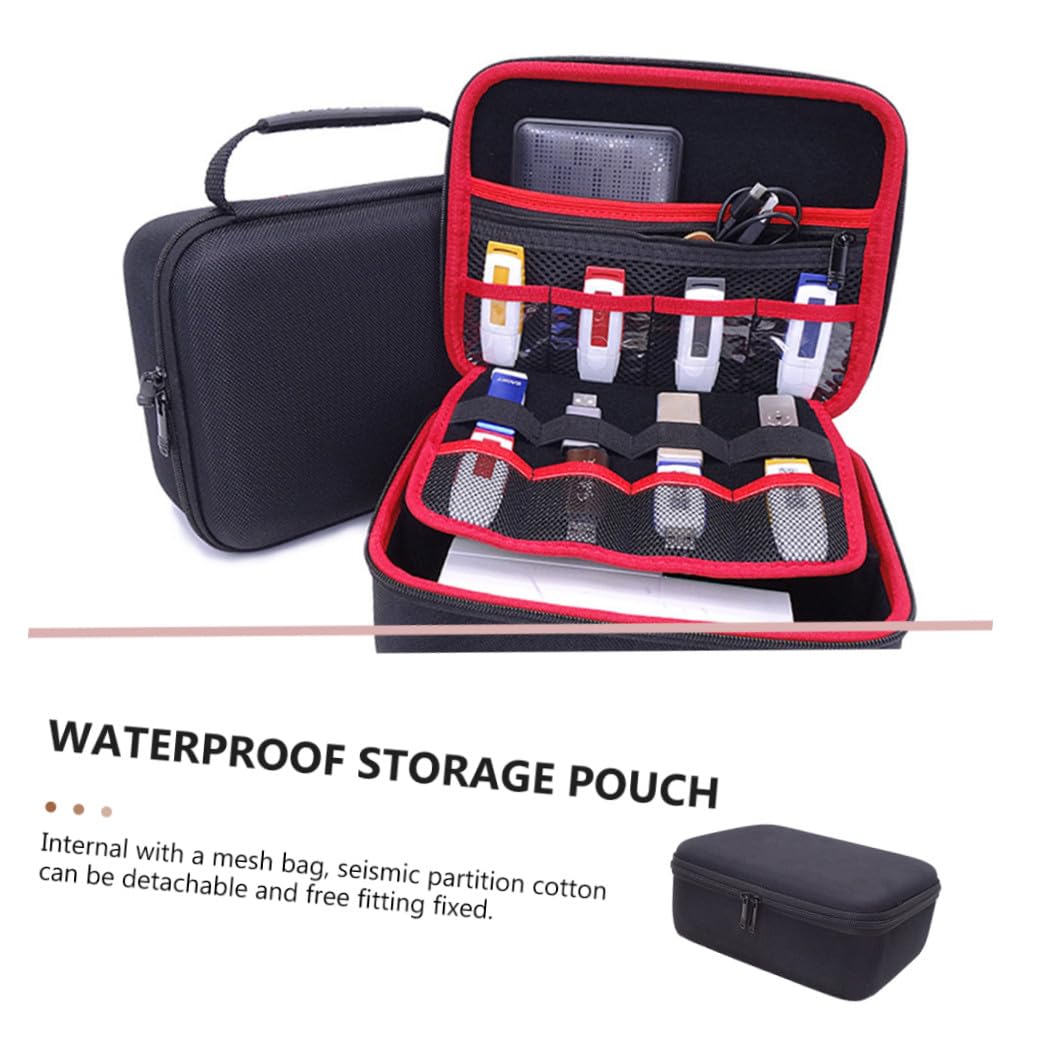 Organizer Portatile per Accessori Digitali Custodia Antiurto per Hard Disk Power Bank e Mouse Organizer Viaggio per Portaoggetti Elettronici