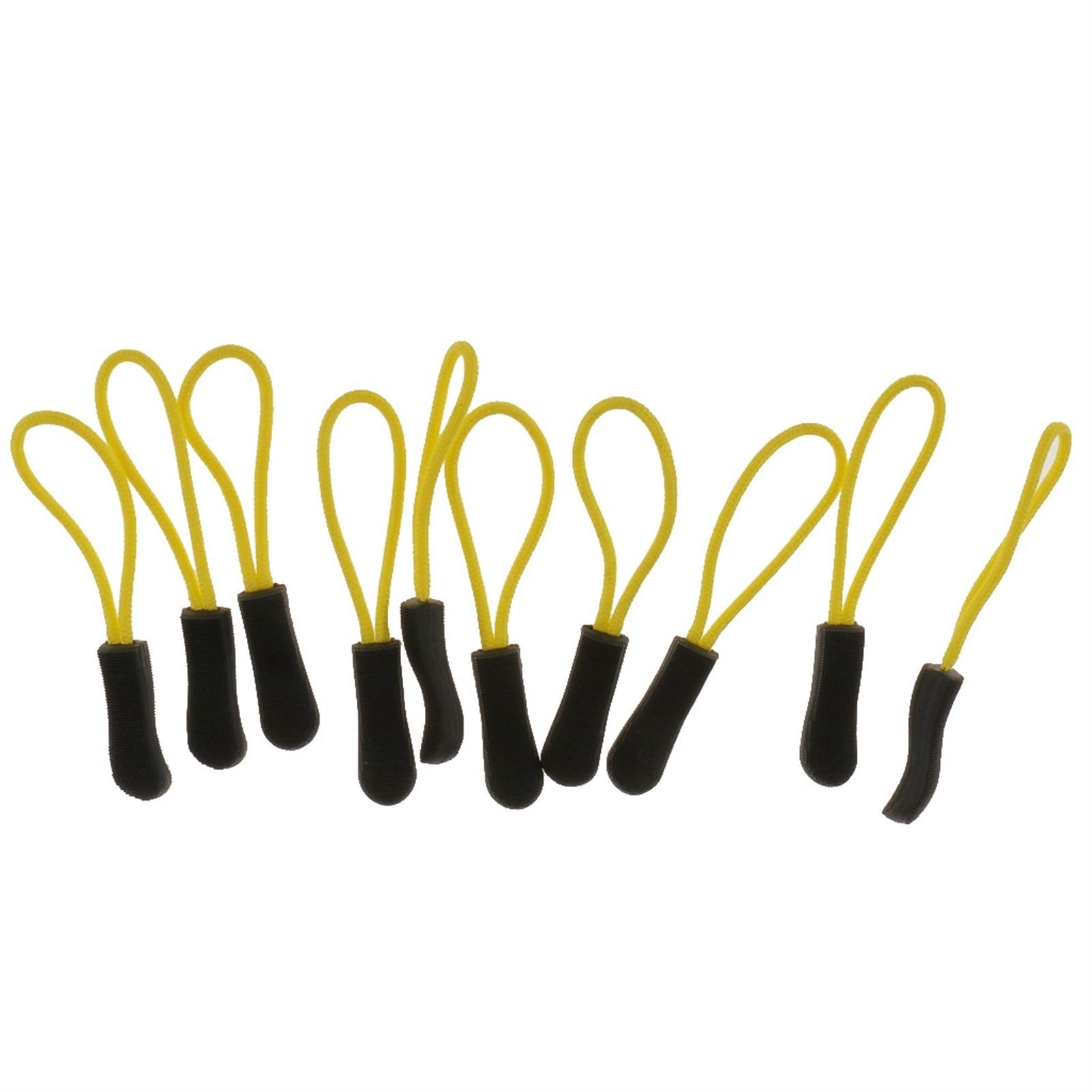 XXHNBF Zipper for Bags, Ziper Puller,Zip Fixer, Zipper,Pull Sliders Head,Sewing Zips,Zippers,durable 10pcs/set Cord End, for Rope Tag DIY Travel Backpack Buckle Clip Slider Outdoor Tool
