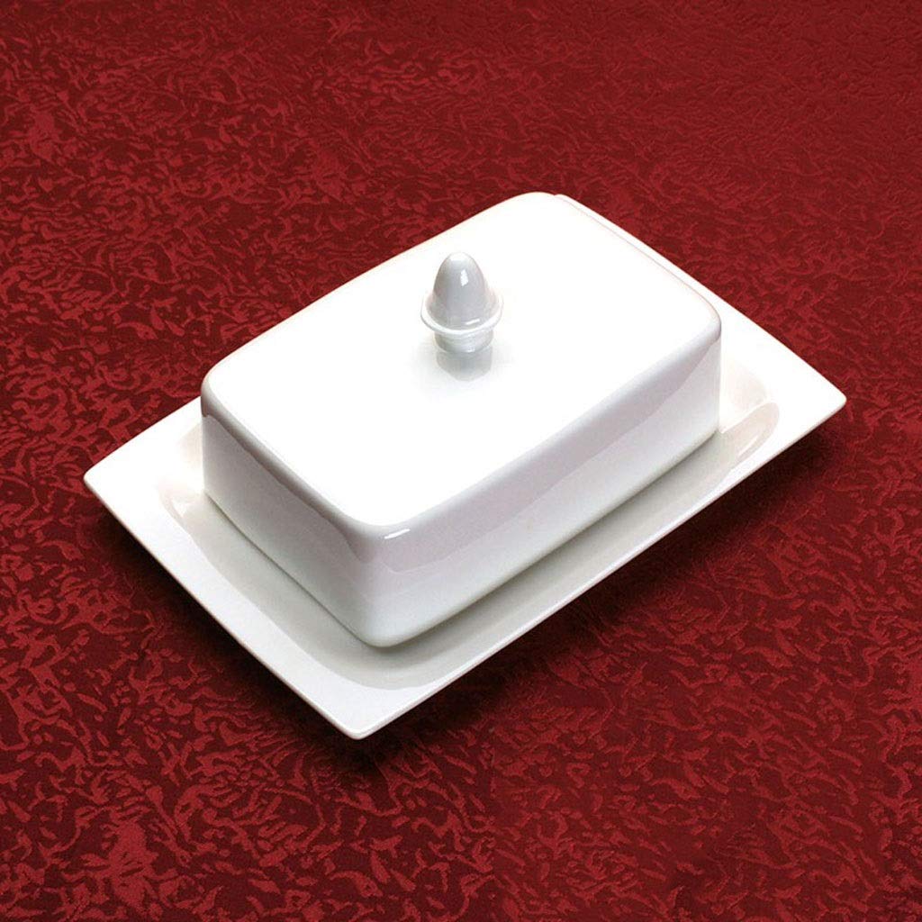 Qeeadeea Beurrier En Céramique Avec Couvercle, 20 × 10 × 9,5cm Boîte à