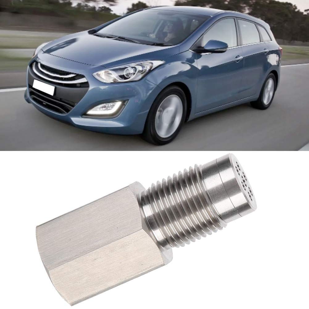 Adaptateur droit de prise de coque de protection de capteur O2 en acier inoxydable avec mini catalyseur M18x1.5