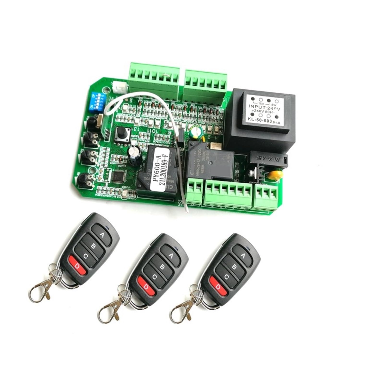 Operadores de portones eléctricos Placa de tarjeta electrónica de placa de circuito de controlador PCB de unidad de Control de Motor de abridor de puerta corrediza de uso amplio para casas particulare