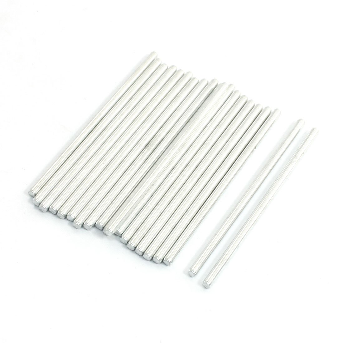 Aexit 20pcs Stainless Electrical equipment Steel Machinery Parts Model Component Round Bar 50x2mm