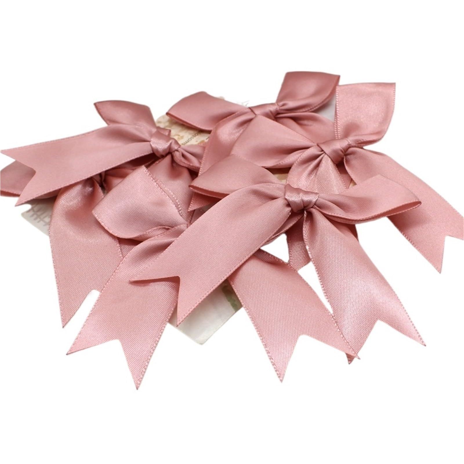 UJEDFHV Mini Bow Satin Ribbon Bows Polyester Tailcoat Bow Flower For Craft Clothing for DIY Crafts(50pcs,Color 1)