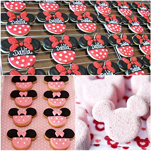 Set di 8 pezzi formine per biscotti Mickey Minnie